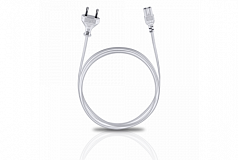 Oehlbach Powercord C7, bílá, 5,0m