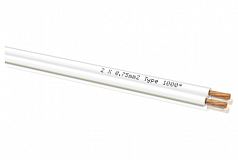 Oehlbach LS-Kabel 2x0,75mm, bílá, cívka 300m