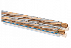 Oehlbach LS-Kabel 2x4,0mm glasklar, cívka 100m