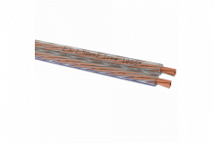 Oehlbach LS-Kabel 2x2,5mm glasklar, cívka 350m