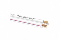 Oehlbach LS-Kabel 2x1,5mm weiss, cívka 100m