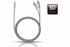 Oehlbach SL Analog Audio 3.5 Jack-2RCA 2,0m