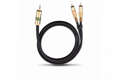 Oehlbach Y-Adapter Kabel 3,5mm Klinke/2Cinch 1,0m